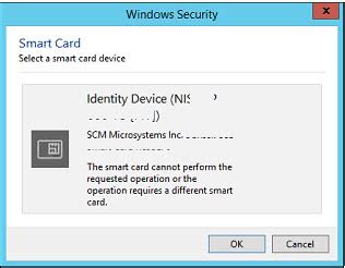 the smart card cannot perform the requested operation windows 10|smart card error requires drivers.